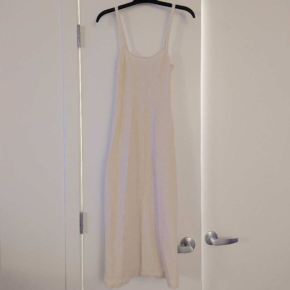 Beige Midi Dress
